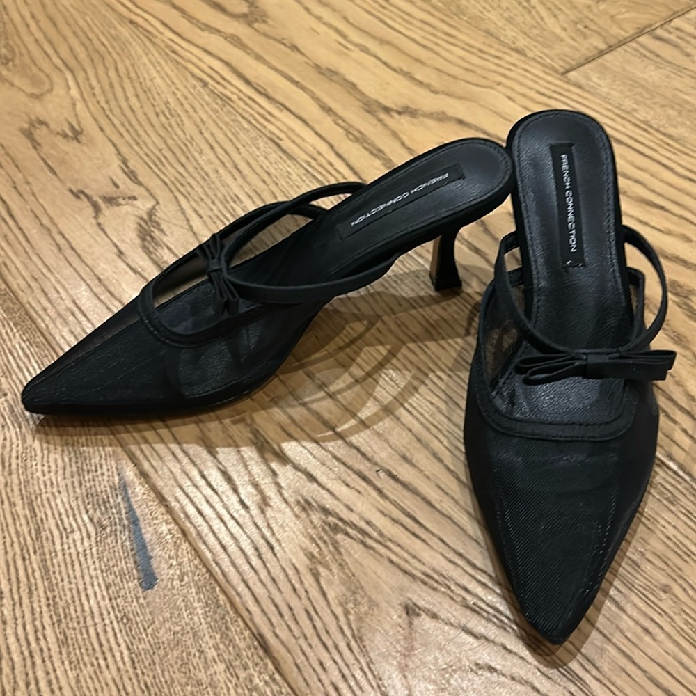 Pointed Toe Black Mule Heels - Kenneth Cole Reaction